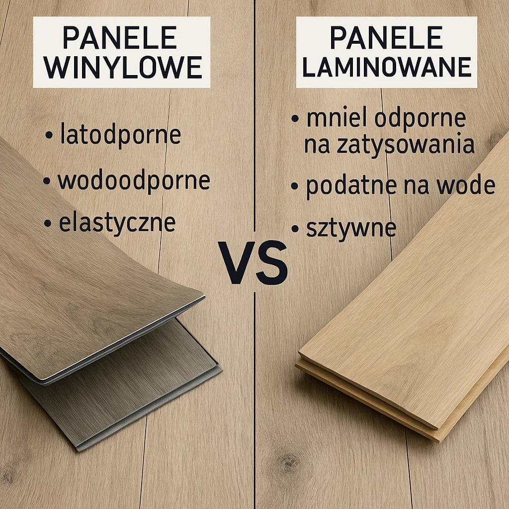 Co wybrać – panele winylowe czy laminowane?
